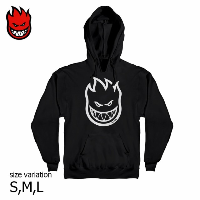 SPITFIRE BIGHEAD HOOD BLK/WHT スピットファイア プルオーバー ビッグ 